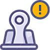 Binder B 1 Warning icon